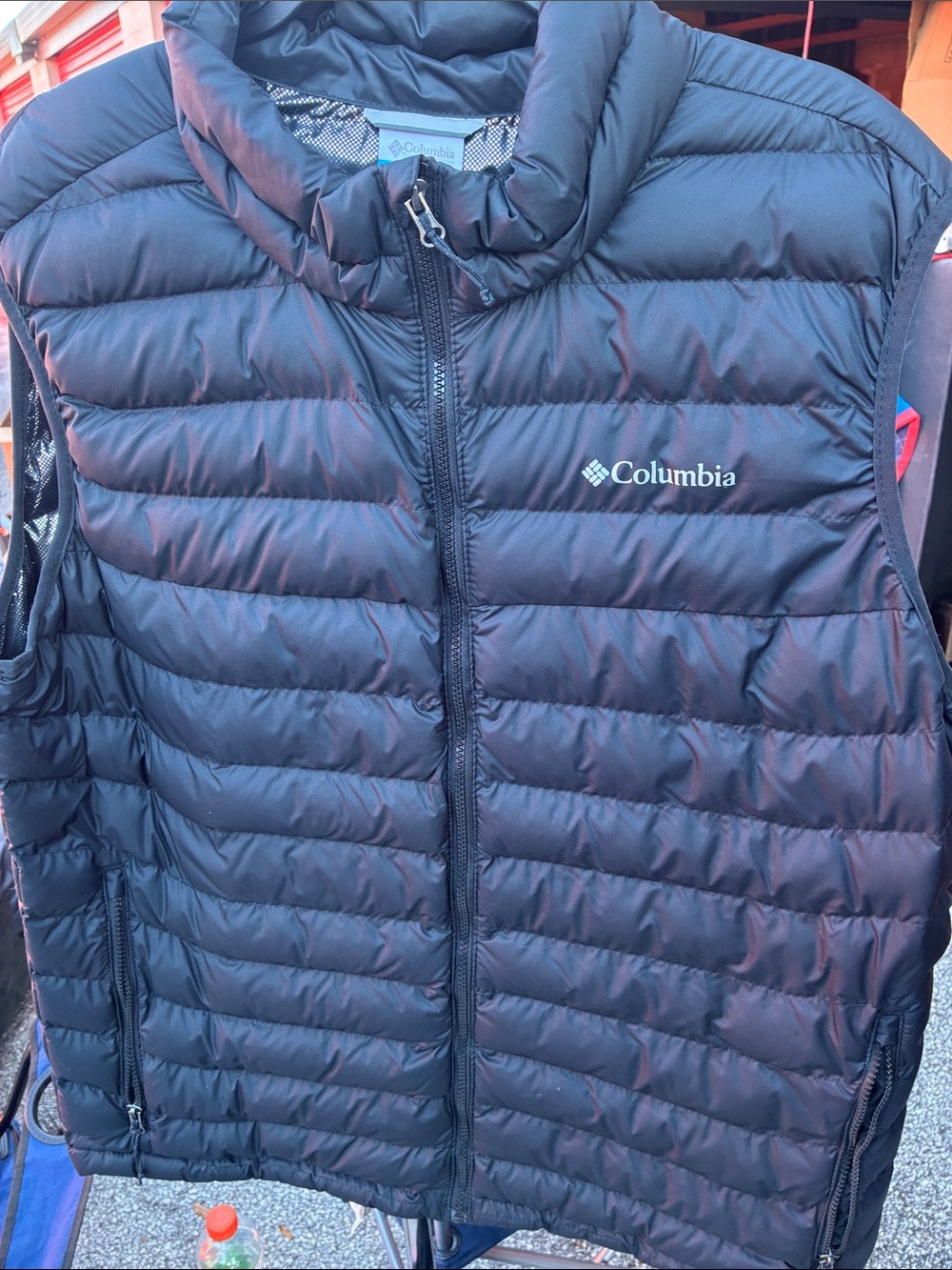 Columbia Men's Navy Quilted Packable Vest